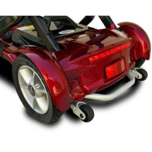 EV Rider Transport Folding Travel Electric Mobility Scooter Sealed Lead Acid Batteries (Without Armrests) Burgundy