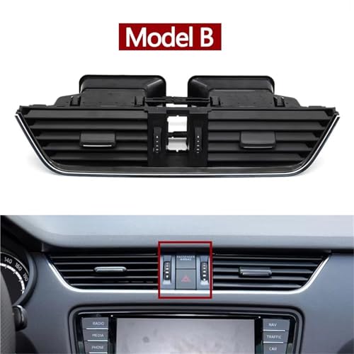 Grille d'aération climatisation avant modèle B pour Skoda Octavia 2015-2021