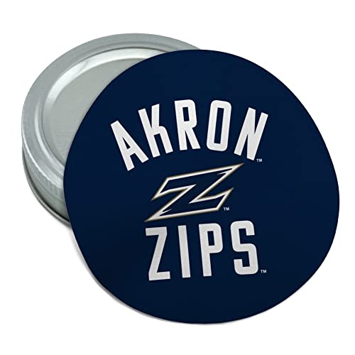 University of Akron Zips Logo Round Rubber Non-Slip Jar Gripper Lid Opener