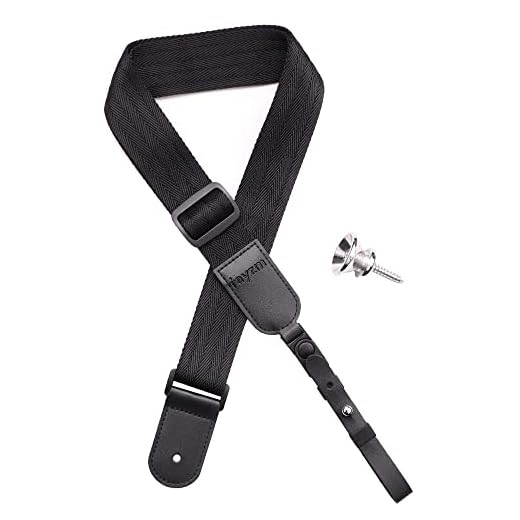 rayzm Su- 4 Cinturón, Negro, pour ukulélé Unisex Adulto