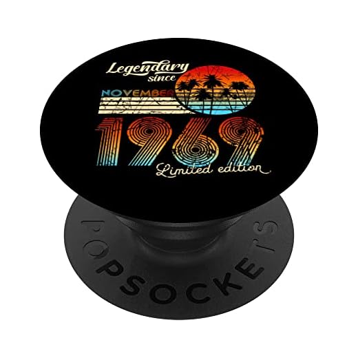 Legendario De Cumpleaños Desde Noviembre De 1969 Regalo. PopSockets PopGrip Intercambiable