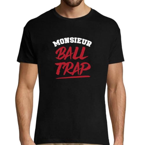 T-Shirt Monsieur Ball Trap homme pour les journées au stand de tir