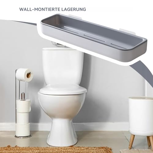 Generisch Estantería para Inodoro, Accesorio para Estante de baño sobre el Inodoro, Ahorra Espacio, Organizador de baño, Resistente al Agua, decoración para baño, Ducha y WC - imagen 5