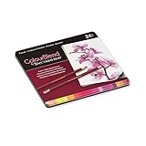 ColourBlend by Spectrum Noir New 24 Piece Pencil Tin, Florals