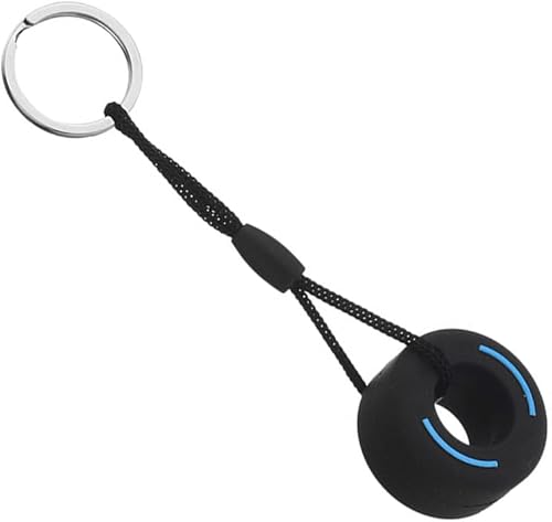 Miniatura 2 de MACHSWON Mini lindo neumático llavero F1 Racing neumático llavero azul rosa pieza automotriz regalo llavero