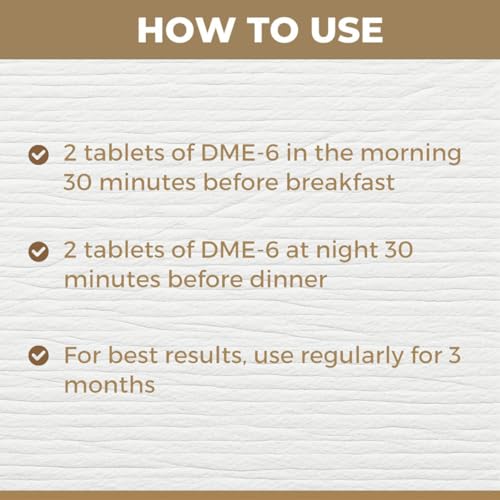 Image of Ayush 82 DME-6 | Diabetes Care Ayurvedic Medicine | Supports Healthy Blood Sugar Levels | Approved by Ministry of AYUSH | 1 Month Course, 120 Tablets