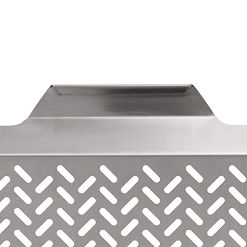 Grand barbecue d'extérieur rectangulaire grille de cuisson camping jardin - 8