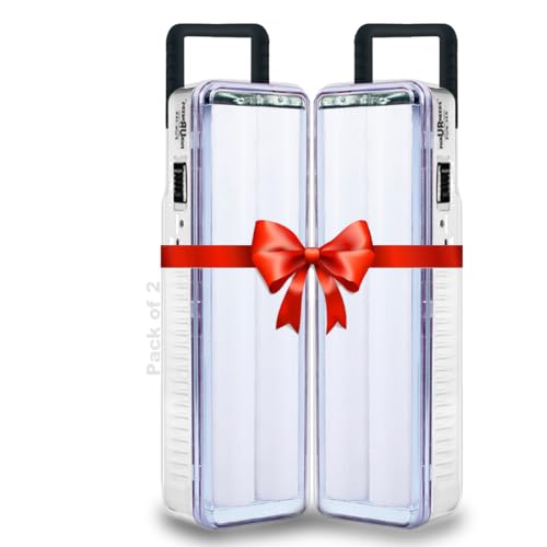 Image of Pick Ur Needs Rechargeable Home Emergency Lantern 60 SMD Tube Floor Lamp Light (White 2)