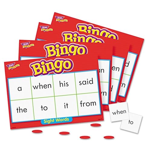 Party Bingo Games for Kids: An in-depth guide 2 TREND ENTERPRISES: Sight Words Level 1...