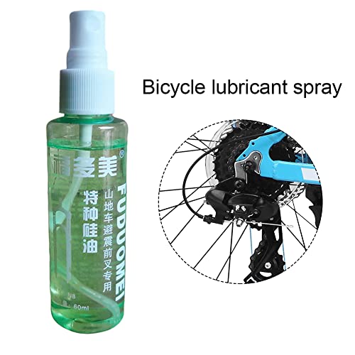 Spray de óleo para corrente de bicicleta - Cera de corrente líquida de 2,1 onças para limpar e suavi