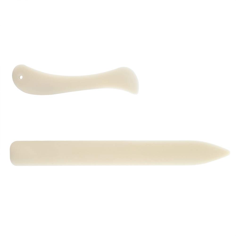 2PCS / Set Strumento per piegare la carta Set per piegare la carta Strumento per piegare la creazione di punti per lavori di carta, rilegatura, fabbricazione di carte e forniture per ufficio