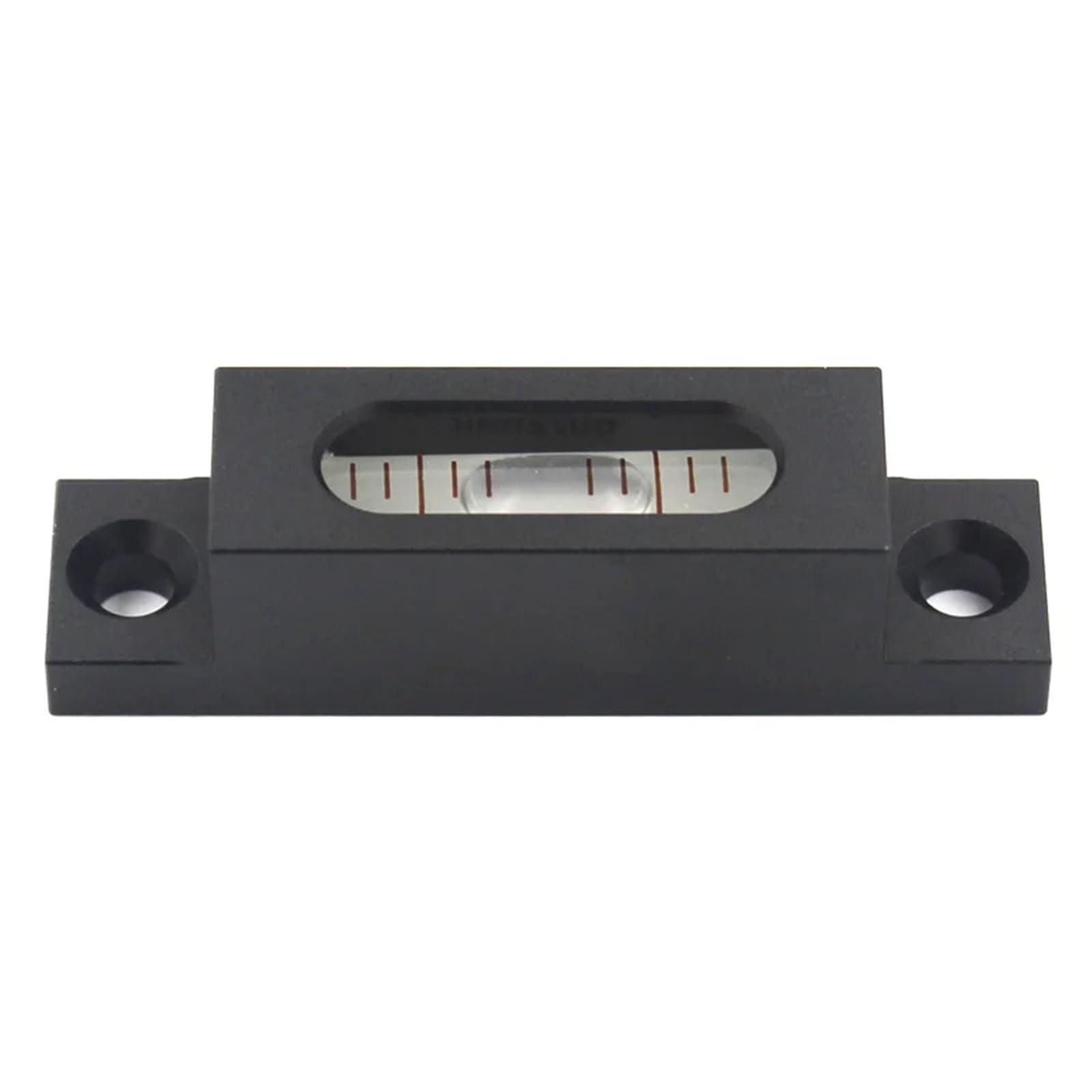 Metal Strip Spirit Bubble Level Gauge Length 60mm Accuracy 0.3mm/m 60 Seconds Long Blister Leveler 1Piece(Black)