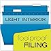 Pendaflex Reinforced Hanging File Folders, Letter Size, Blue, 1/5 Cut, 25/BX (4152 1/5 BLU)