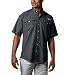 Columbia Men's PFG Bahama II Short Sleeve Shirt, Black, X-Large