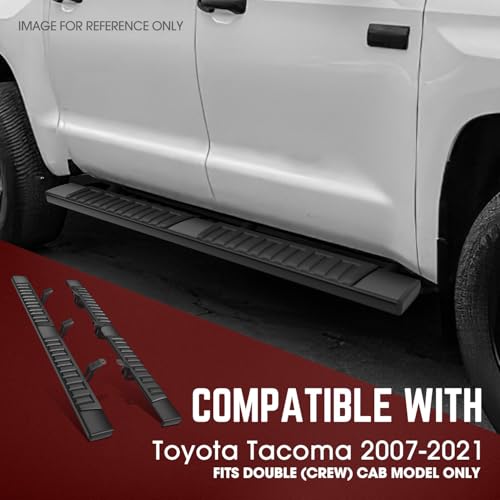 Estribos laterales planos de 6 pulgadas para Toyota Tundra 2007-2021 miniatura 6