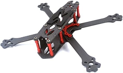 Thriverline 215mm FPV Frame 3K Carbon Fiber Frame 4mm Thickness for FPV Racing Drone like QAV210 QAV250 etc (215mm)
