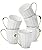 BTaT- White Coffee Mugs, Set of 6, 12oz and Porcelain White Dinner Plates, Set of 6, 10.6 inch