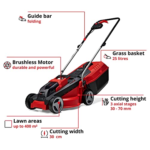 Einhell 18V 30cm Cordless Lawnmower Kit