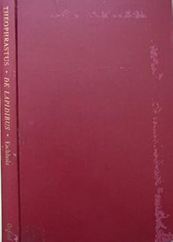 Hardcover Theophrastus de Lapidibus Book