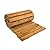 Plow & Hearth 8 Feet x 18 Inches Outdoor Wooden Garden Pathway | Natural Waterproof Weatherproof Hardwood Cedar Rollout Walkway | Landscaping