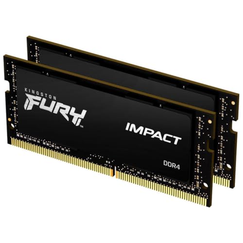 Kingston FURY Impact 16 (2x8GB) 3200MHz DDR4 CL20 Laptop Speicher Kit mit 2 KF432S20IBK2/16