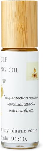 Miniatura 2 de Aceite de unción milagrosa de incienso y mirra para protección contra ataques espirituales, ojos malvados, etc. Botella enrollable de vidrio