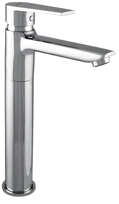 PARRYWARE Praseo Series Table Mounted Tall Boy HOT and Cold Basin Mixer (Chrome) | Single Lever, Brass Body Water Tap/Faucet/Cock for Bathroom/Kitchen Wash Basin | T1346A1