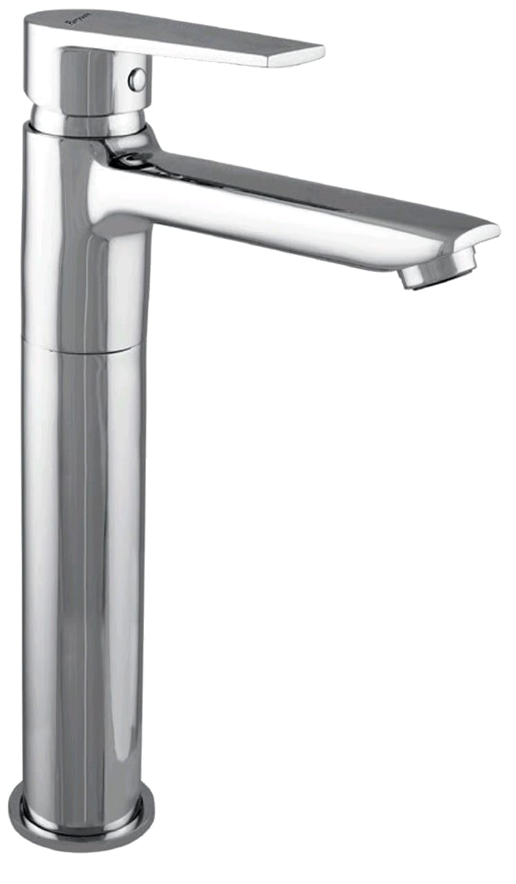 PARRYWARE Praseo Series Table Mounted Tall Boy HOT and Cold Basin Mixer (Chrome) | Single Lever, Brass Body Water Tap/Faucet/Cock for Bathroom/Kitchen Wash Basin | T1346A1