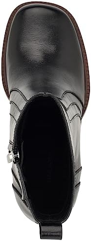 Nine West Women's DONAD Mid Calf Boot, Black 002, 9 | Image 1