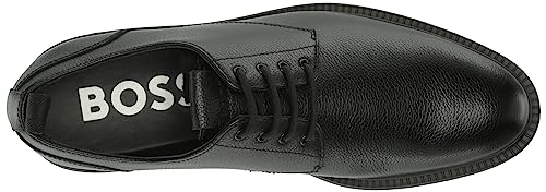Image of BOSS Men's Larry Grain Leather Derby Dress Shoe