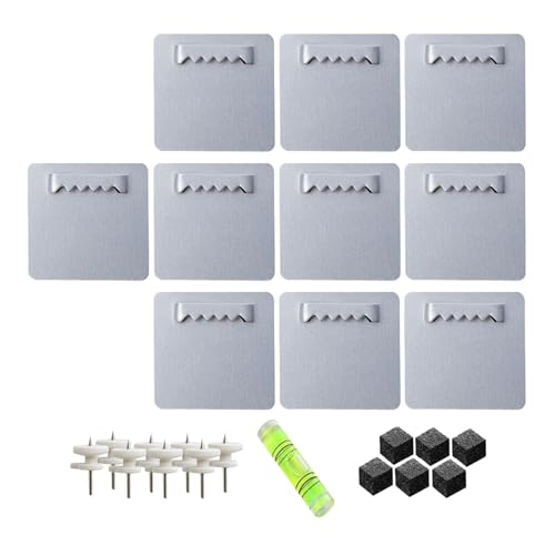 Image of Picture Hangers Set Parts Hardware Multifunctional Decoration Wall Hanging Hooks Photo Frame Hanging for Paintings Artwork, 10pcs