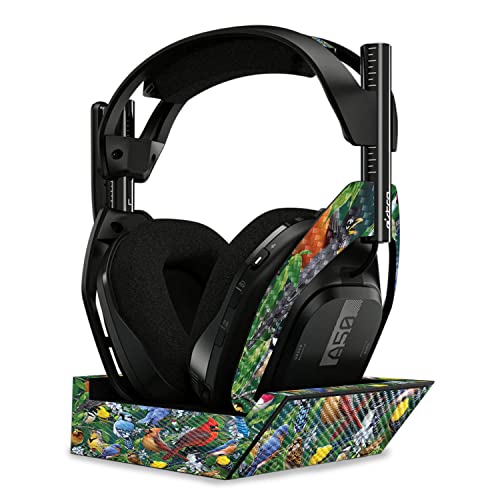 Image of MightySkins Carbon Fiber Skin Compatible with Astro A50 Wireless Headphones + Base Station (Gen 4) - Backyard Gathering | Protective, Durable Textured Carbon Fiber Finish | Easy to Apply