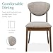 Best Choice Products 5-Piece Dining Set, Compact Mid-Century Modern Table & Chair Set for Home, Apartment w/ 4 Chairs, Padded Seats & Backrests, Wooden Frame - Walnut/Light Gray