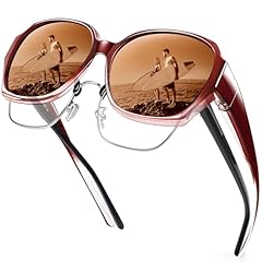 A06 Wine Red Gradient Frame/Brown Lens