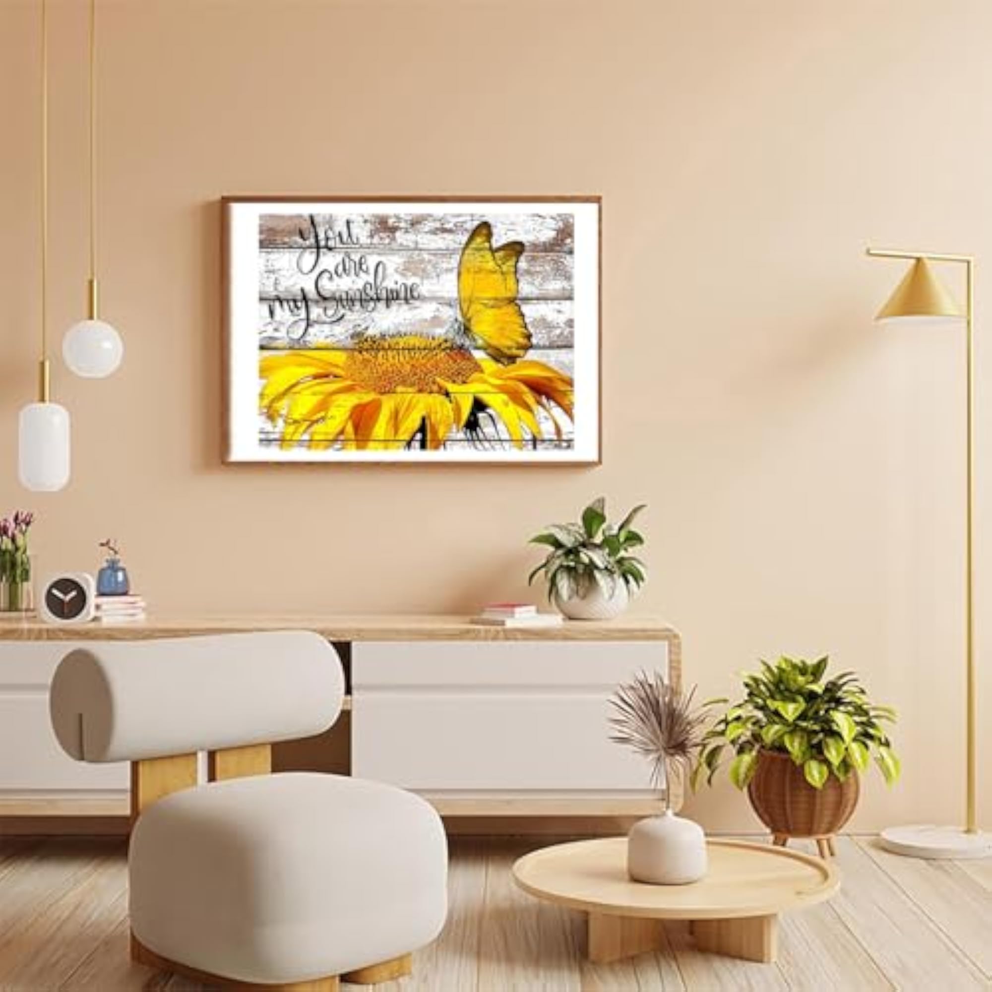 DIY 5D Diamond Painting Kit, Sunflower Wall Decor