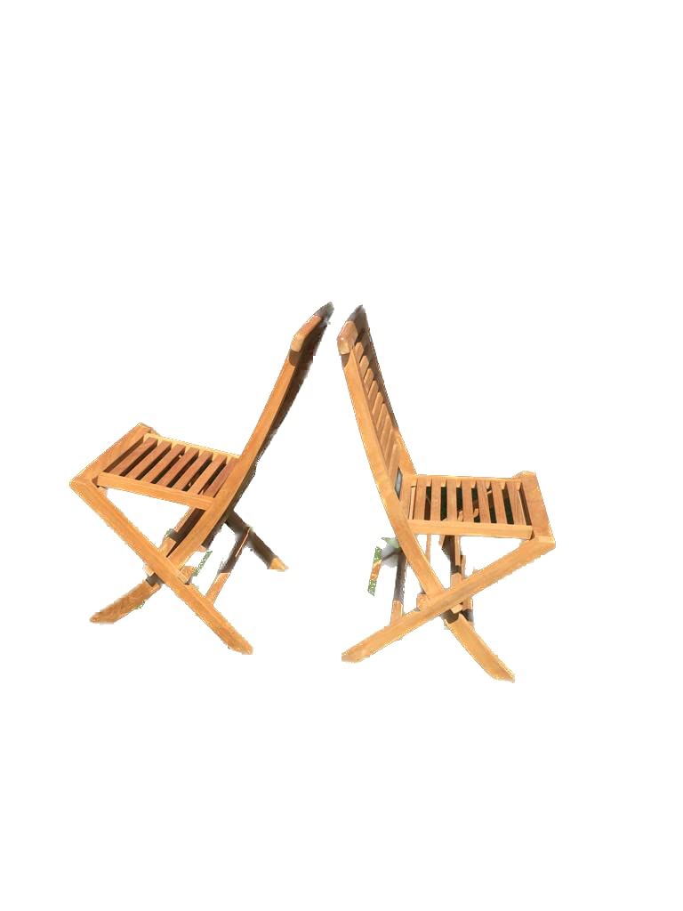 Garuda Urban Imported Teakwood Butterfly Table & Two Chairs Set 4