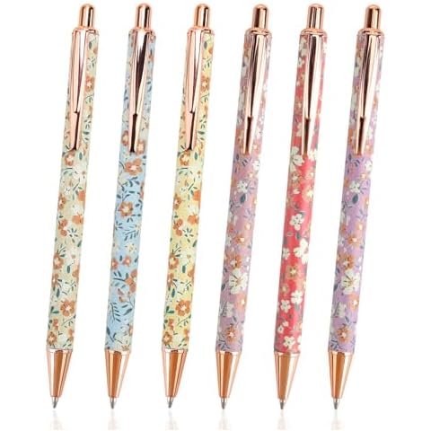 Wisesurf Floral Art Ballpoint Pen Set Cover