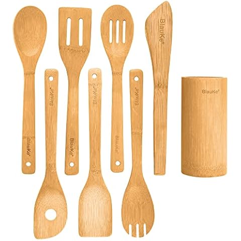 Ustensiles de Cuisine en Bambou BlauKe Cover