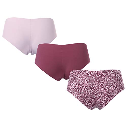 Image of Under Armour Women's 3-pack Pure Stretch No Show Hipster Underwear, All-day Comfort & Ultra-soft Fit