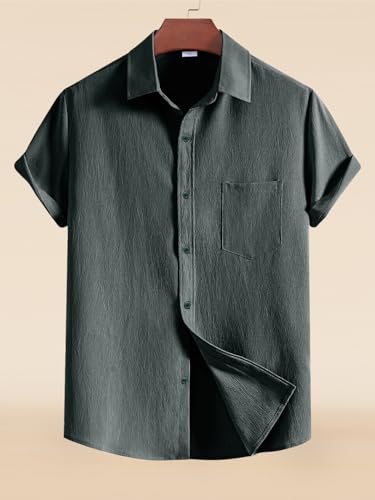 Image of Pinkmint Popcorn Regular Fit Half Sleeve Shirt for Men Combo Casual Shirt ll Sumeer Wear