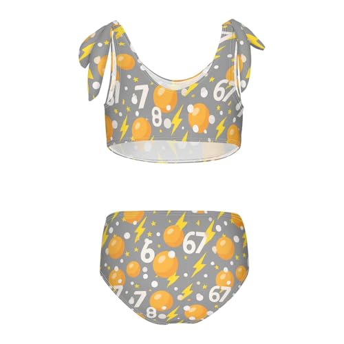Image of Boccsty Cute Crab Red Blue Girls Swimsuits Kids Bikini Sets 2 Pcs Bathing Suit for 3T