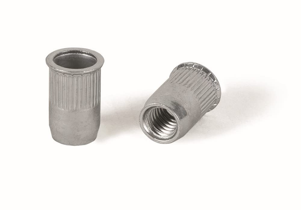 Bralo - Tuerca acero ranurada cabeza baja m8x19mm