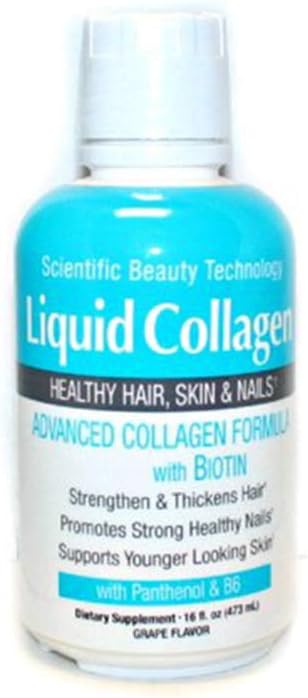 Scientific Beauty Technology Liquid Collagen for Healthy Hair, Skin & Nails 16 fl oz