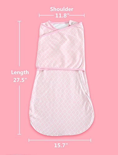 Cyuuro Infant Baby Girl Swaddle Blanket Wrap Sack Receiving Blanket Pink 4-10 Months #TOP3