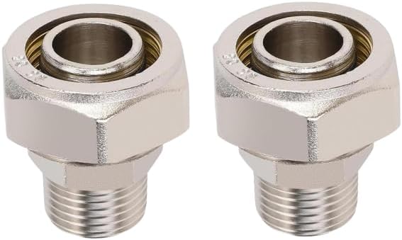 air line kit Maxline M8002 Straight Fitting for 1/2-Inch Tubing with 1/2-Inch Male NPT Thread(Pack of 2)