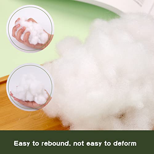 Image of BUTUZE 32oz Premium Polyester Fiber Fill, High Resilience Fiberfill Stuffing for Craft, Crochet Animals, Part Pillow Comforter DIY, Recyclable