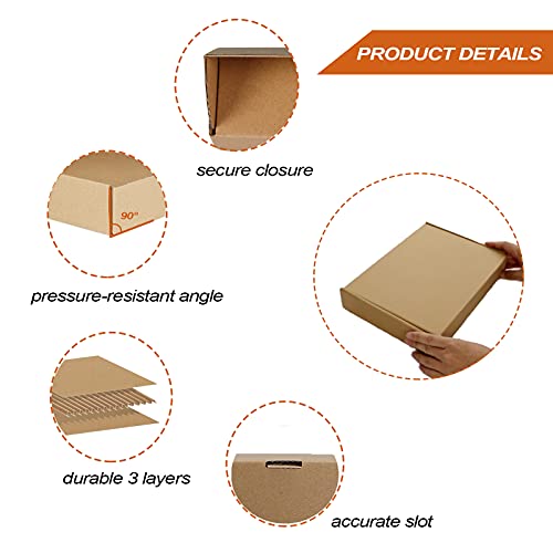 PHAREGE-11x8x2-inch-Shipping-Boxes-25-Pack-Brown-Corrugated-Cardboard-Mailer-Boxes-Medium-Mailing-Boxes-for-Small-Business