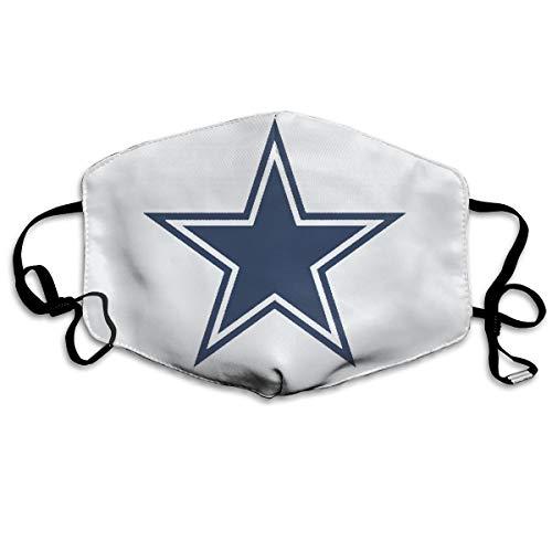 Unisex Multi Usage Face Cover Up Football Dallas-Cowboys-Logo Breathable Dust Filter Face