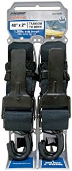 Pro Grip Transom Tie Down Marine 2 In. W 48 In. Long Handle 1200 Lbs. 400 Lbs. Black Webbing2