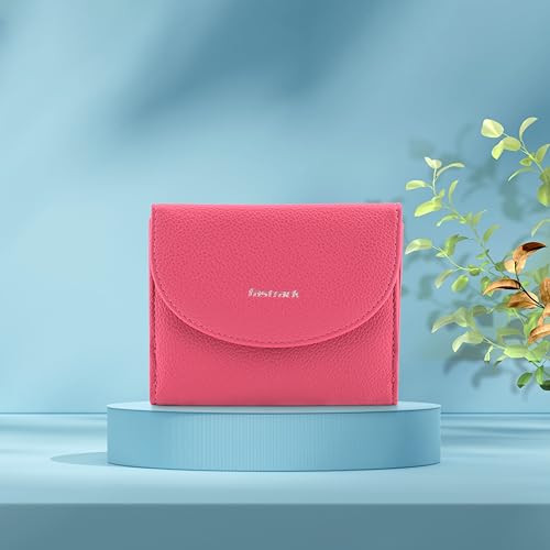 Image of Fastrack Solid Multifold Wallet for Women, Girls and Ladies | with Magnetic Closure
